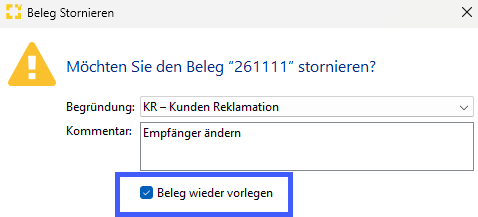 Beleg wieder vorlegen_wegen_Änderung_DE