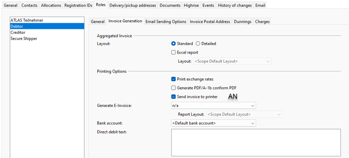 Debtor_invoice generation_sendtoprinter_onoff