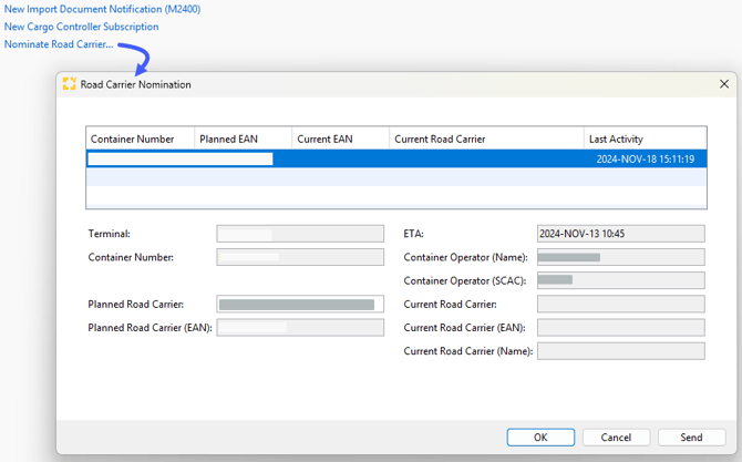 Ocean_Nominate_Road carrier_Portbase_EN