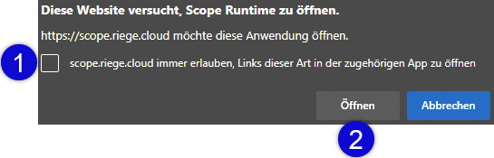 Wie richte ich Scope ein? Wo kann ich weitere Hilfestellungen finden?
