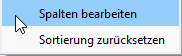 Spalten bearbeiten