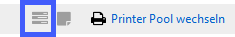bottom menu icon