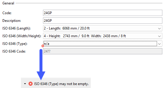 container type data iso 6345