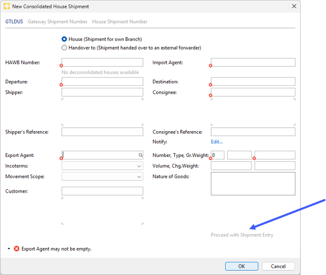 proceed with Shipment entry_action link