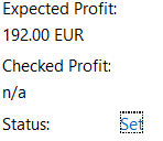 set expected profit