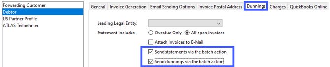 statements includes check boxes