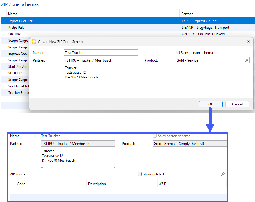 Enter Zip Code Box Example Where can I maintain, enter and use buying products in Scope?